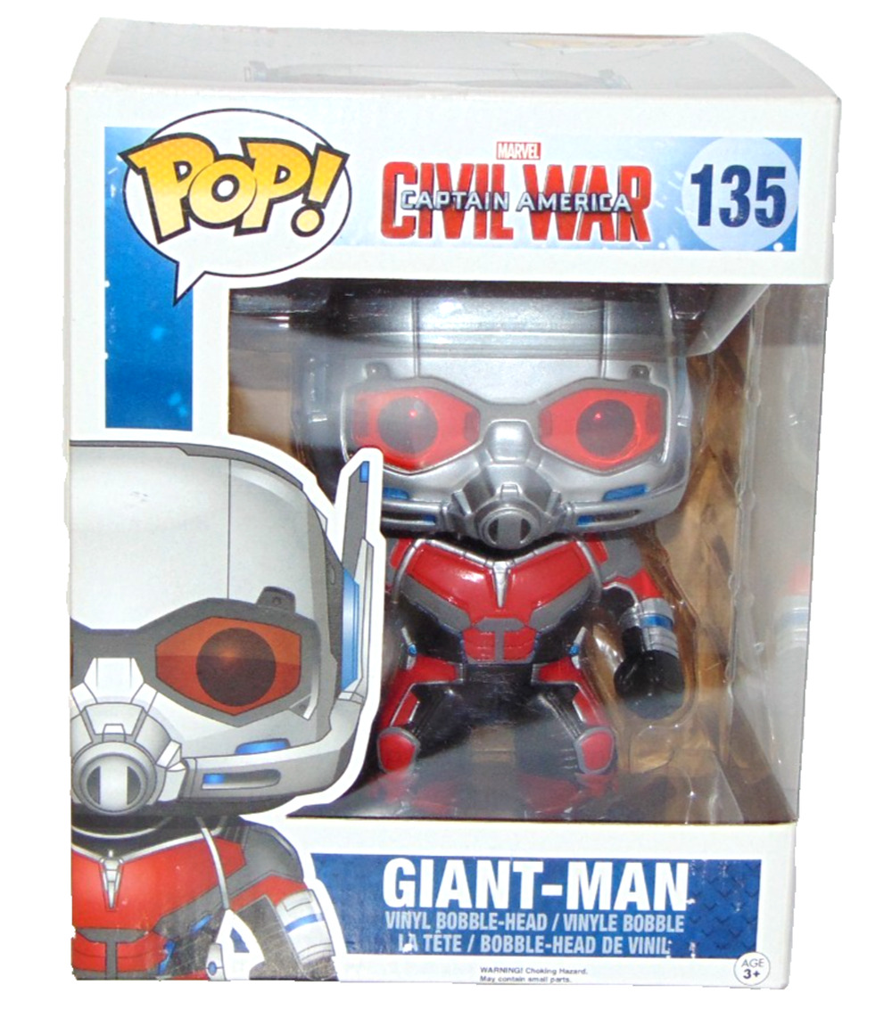 Funko Pop Giant-Man #135 Marvel Captain America Civil War 6 Inch Super-Sized MCU